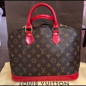 Authentic Louis Vuitton Alma bag.